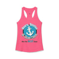 Beers, Besties & Boat Days: The "Anchor" Teal Racerback Tank