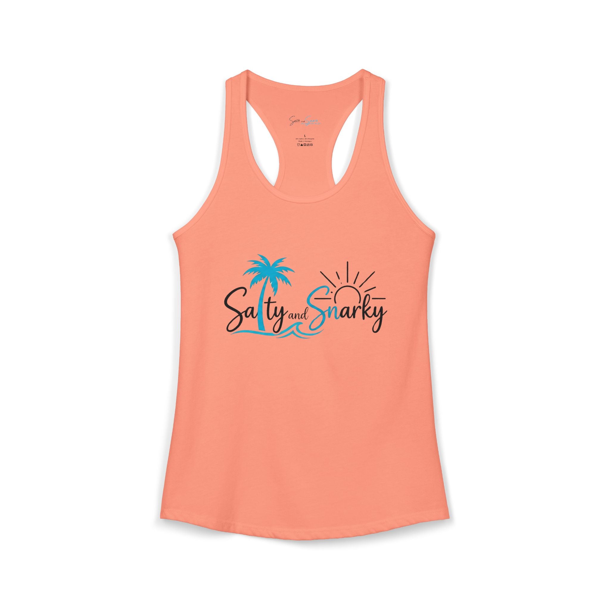 Salty and Snarky Signature Tropical Racerback Tank