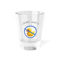 I Don’t Give a Duck Shot Glass — Funny Rubber Duck 1.5oz Party Shot (Blue)