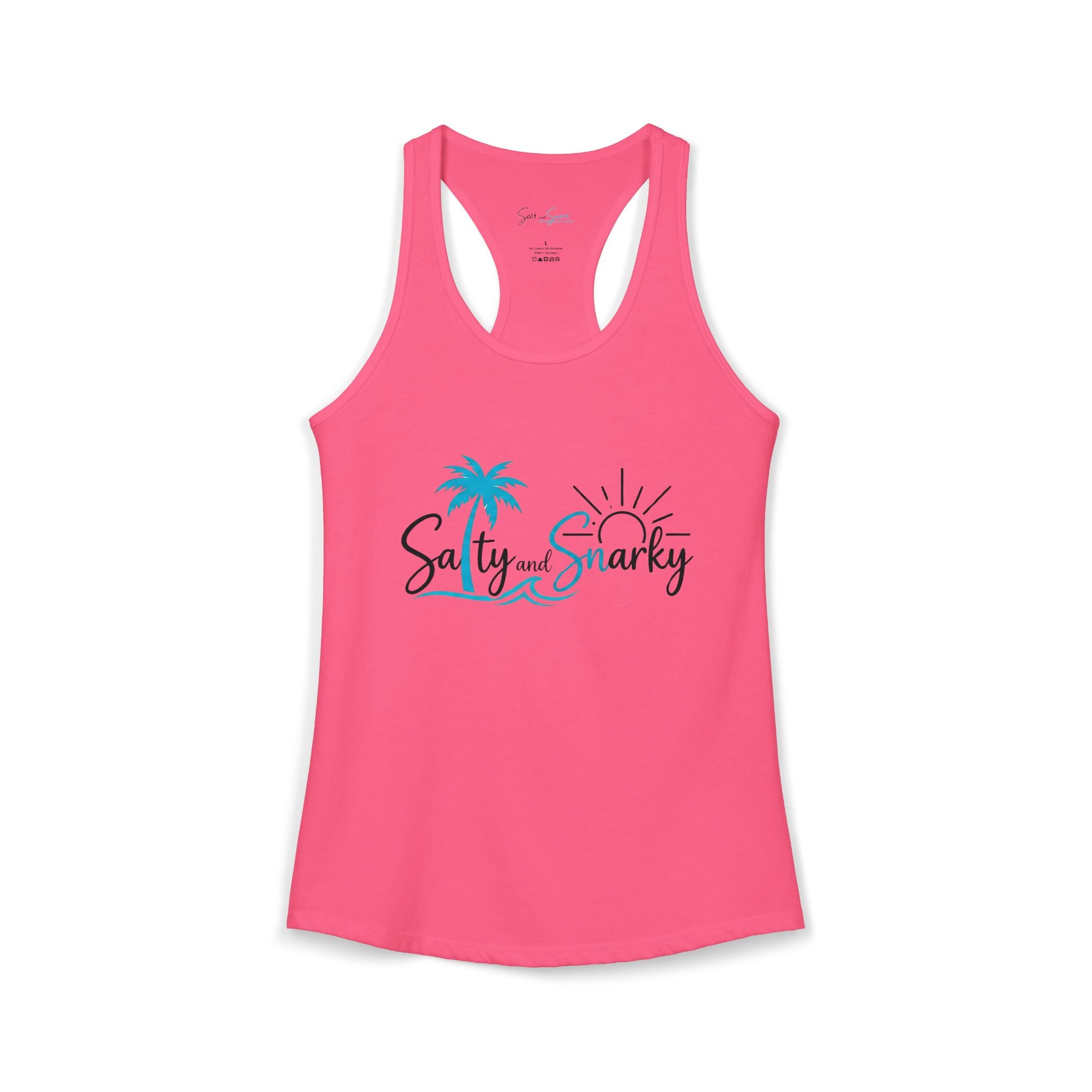 Salty and Snarky Signature Tropical Racerback Tank