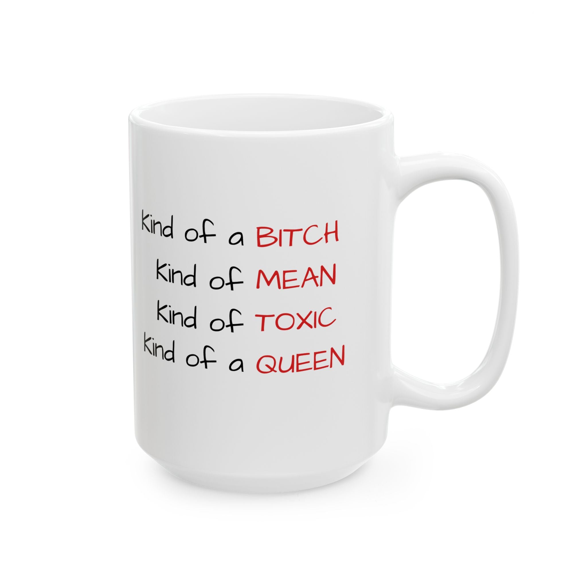 The perfect mug for when your "customer service voice" is hanging by a thread (11oz, 15oz)