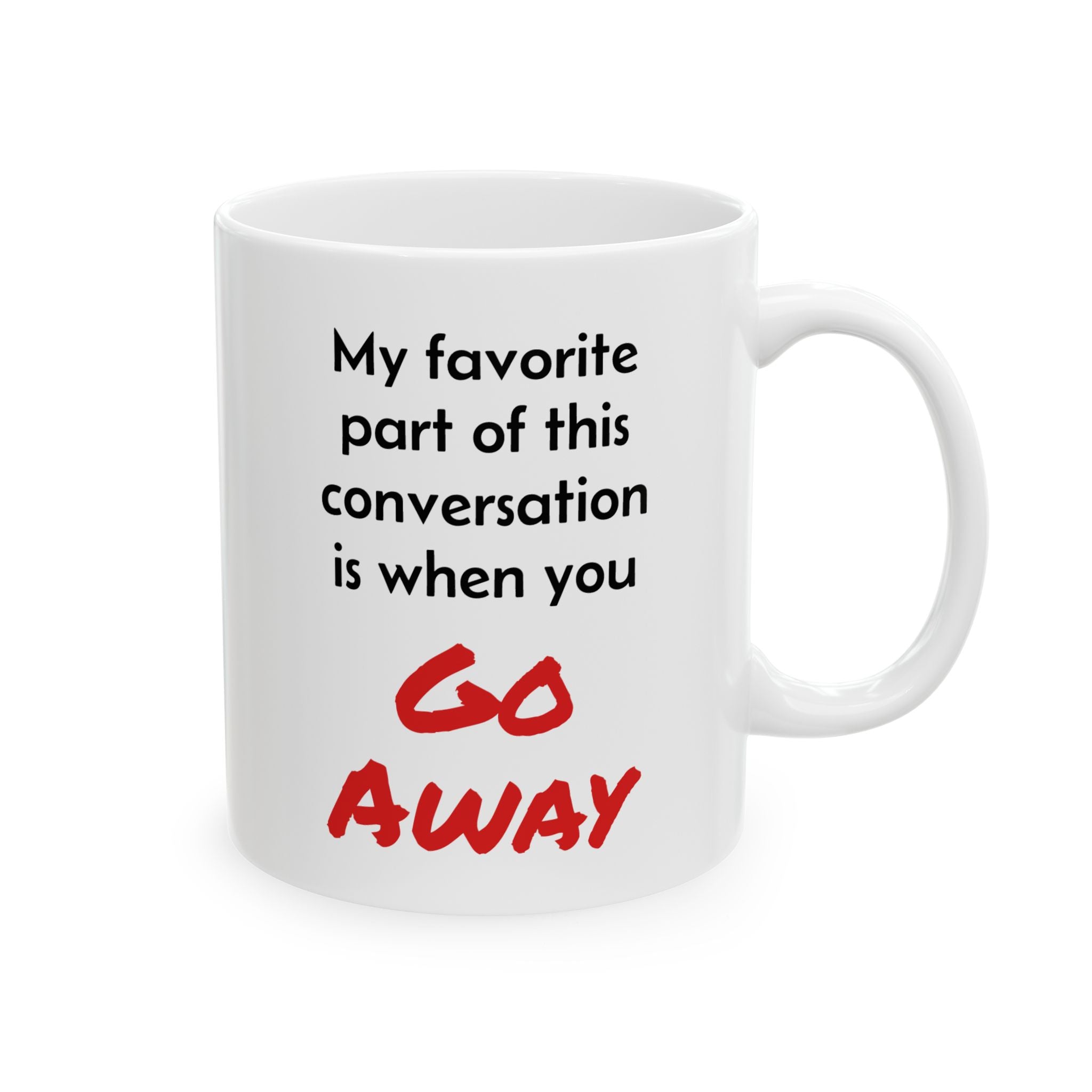 The "Mixed Signals" Sarcastic Coffee Mug – Have a Nice Day / Go Away (11oz & 15oz)