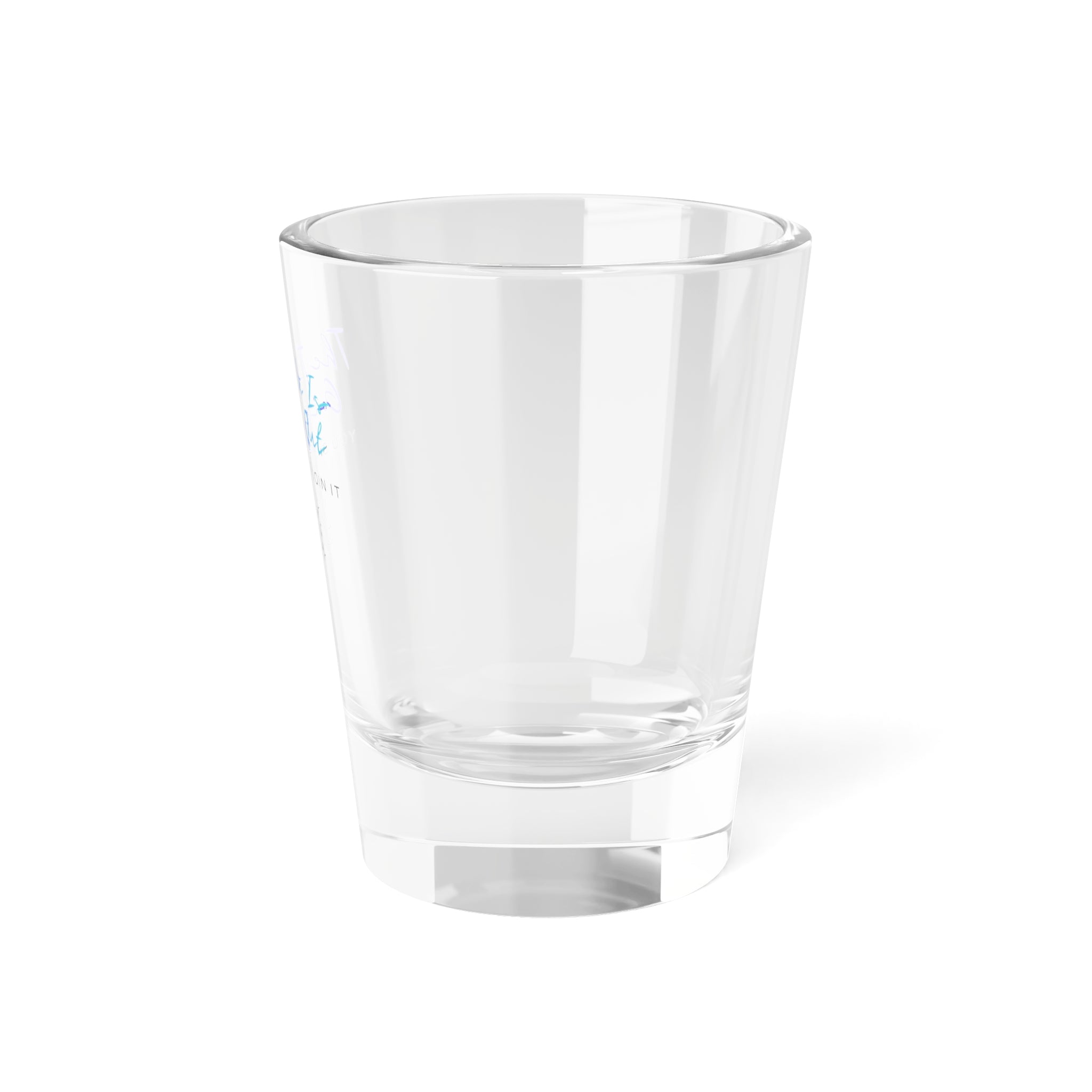 Shot Glass — "The Tide Is Going Out" Pastel Coastal 1.5oz Shot Glass