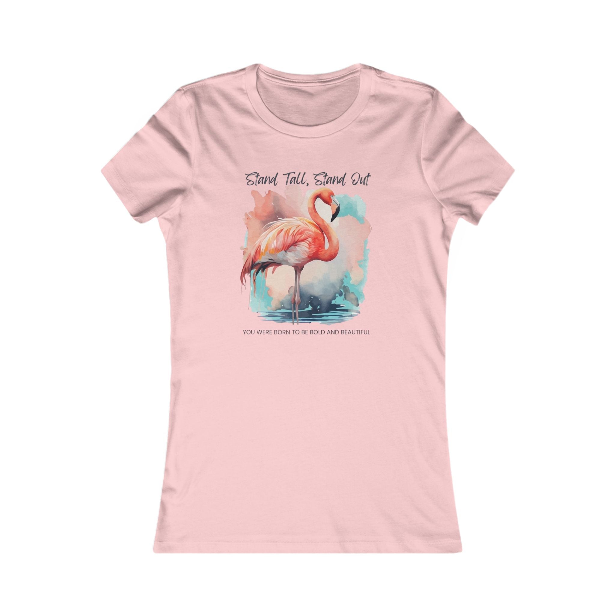 Pink Flamingo Stand Tall, Stand Out Tshirt