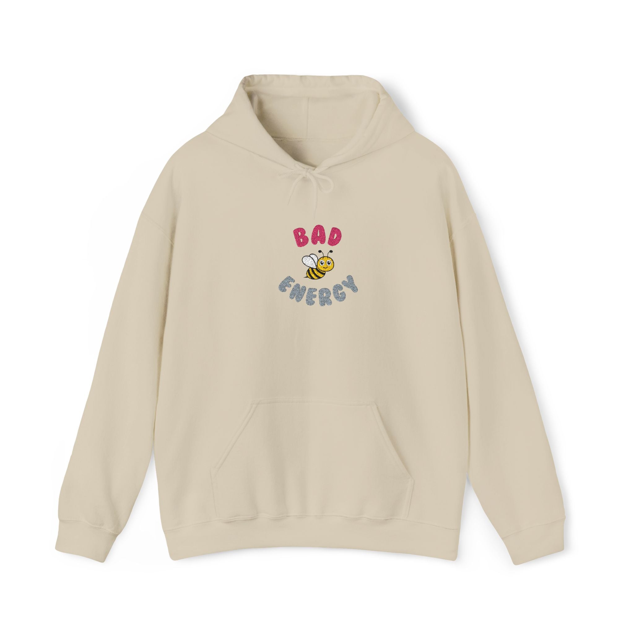 Bad "Bee" Energy – Sweet Face, Salty Attitude Hooded Sweatshirt
