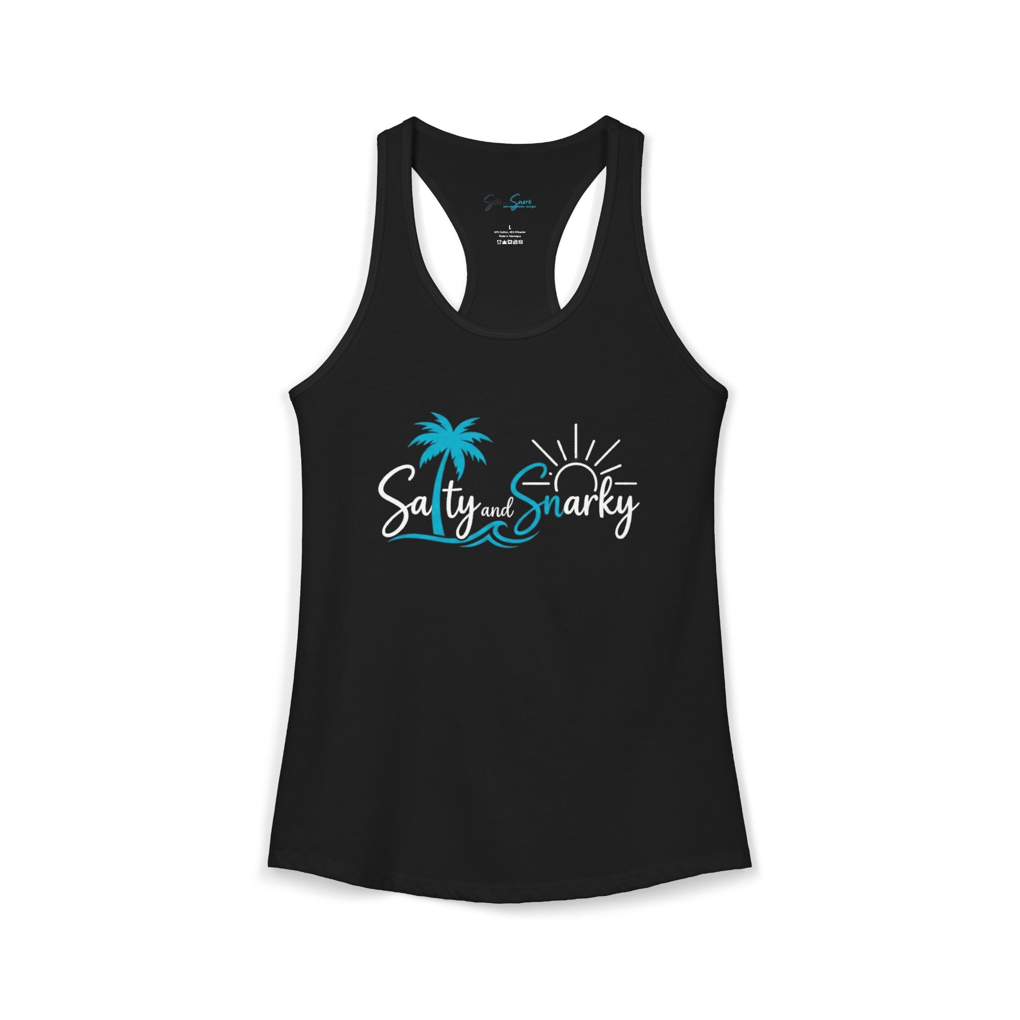 Salty and Snarky Signature Tropical Racerback Tank
