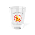 I Don’t Give a Duck Shot Glass — Funny Rubber Duck 1.5oz Party Shot (Red)