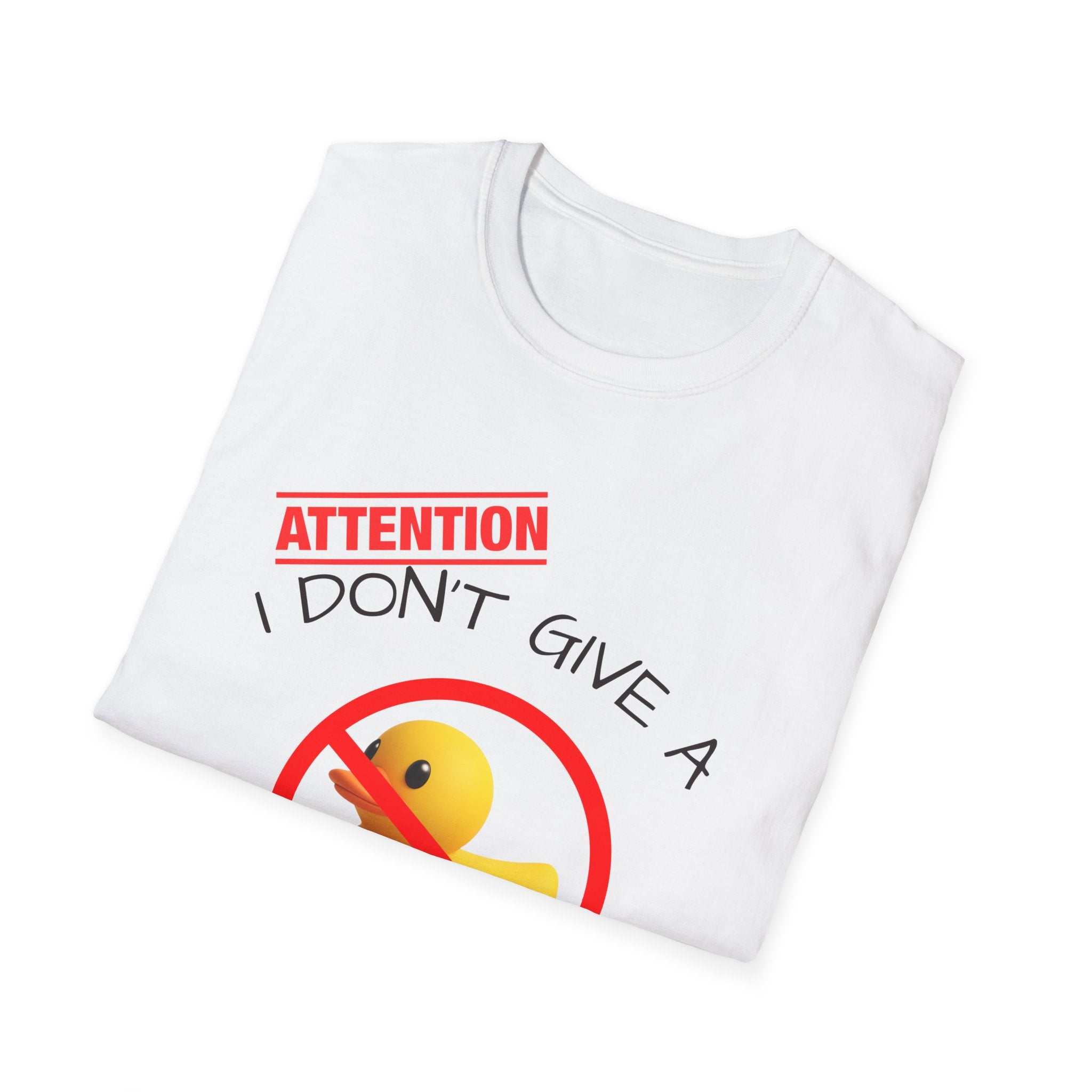 I Don't Give A Duck This Week T-Shirt — Funny Unisex Rubber Duck Tee