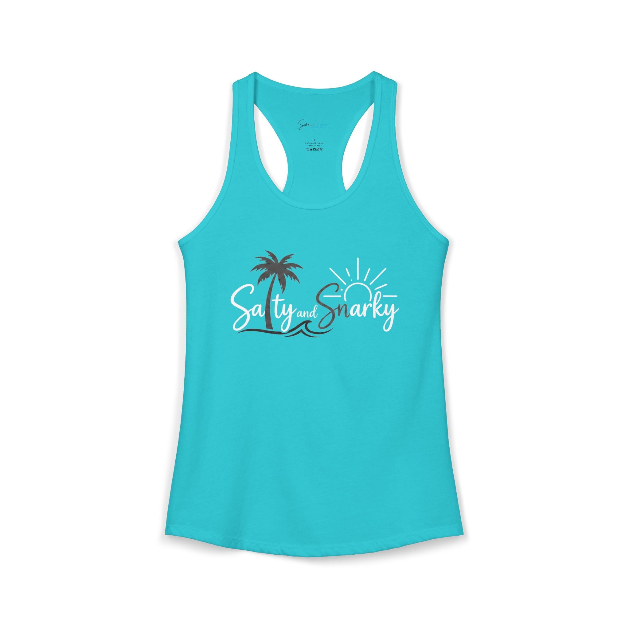 Salty and Snarky Signature Tropical Racerback Tank