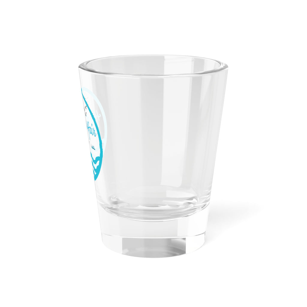 Hot Mess Hair, No Cares At All Beach Vibe Shot Glass