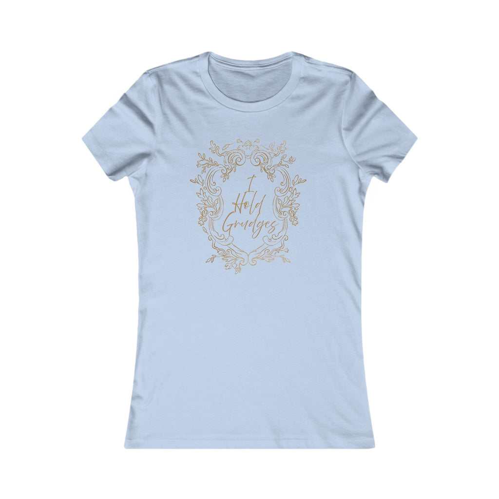 I Hold Grudges Bella Canva TShirt