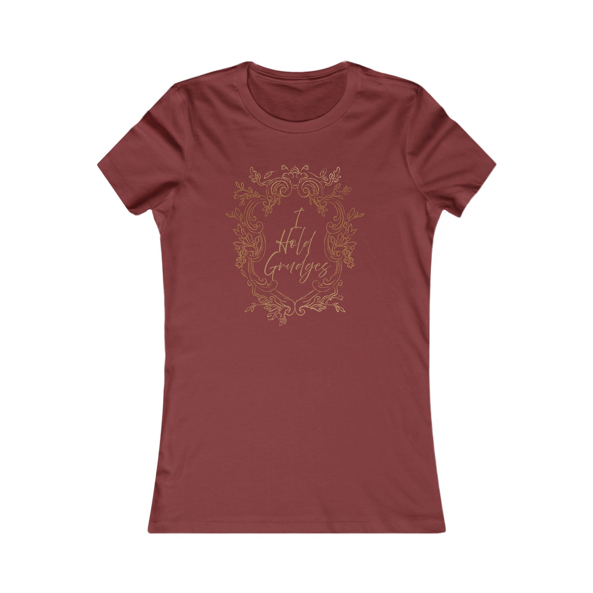 I Hold Grudges Bella Canva TShirt