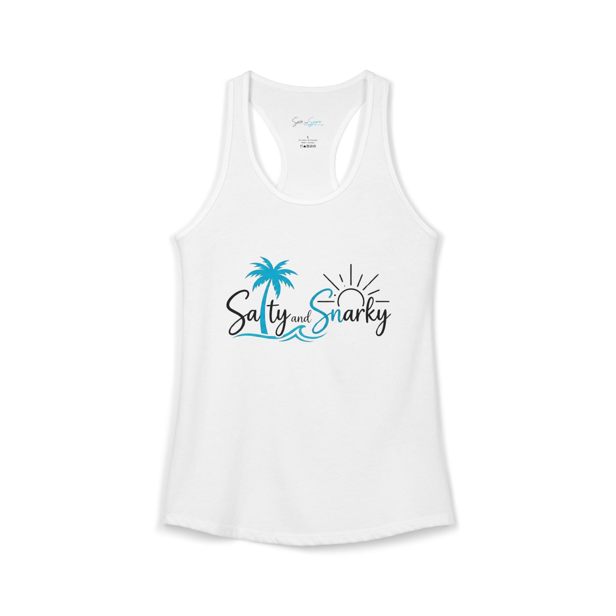 Salty and Snarky Signature Tropical Racerback Tank